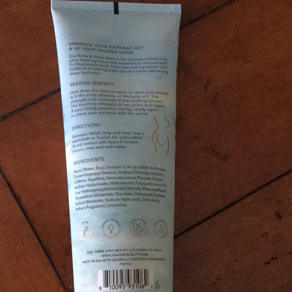 Nakery SkinRestore Body+Hand Wash/Seaside Serenity - Picture 2 of 3